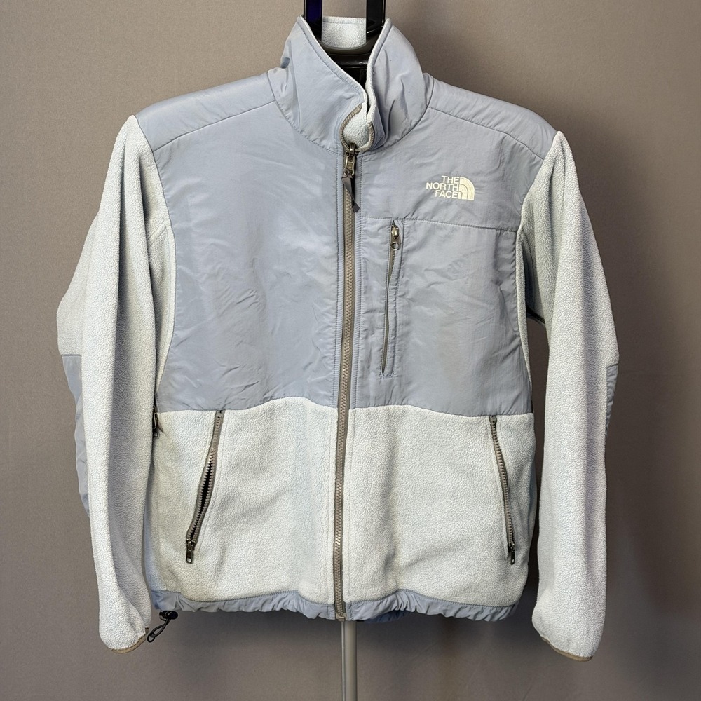 The North Face‎ Denali Jacket Womens Medium Blue Fleece Full Zip Outdoor